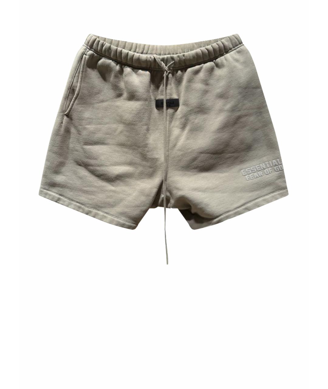 FEAR OF GOD ESSENTIALS Бежевые хлопковые шорты, фото 1