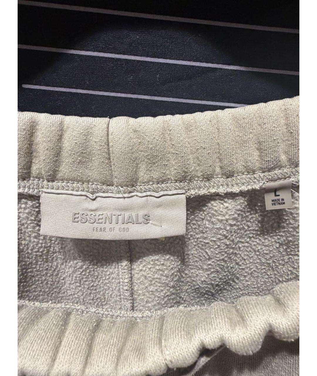 FEAR OF GOD ESSENTIALS Бежевые хлопковые шорты, фото 3