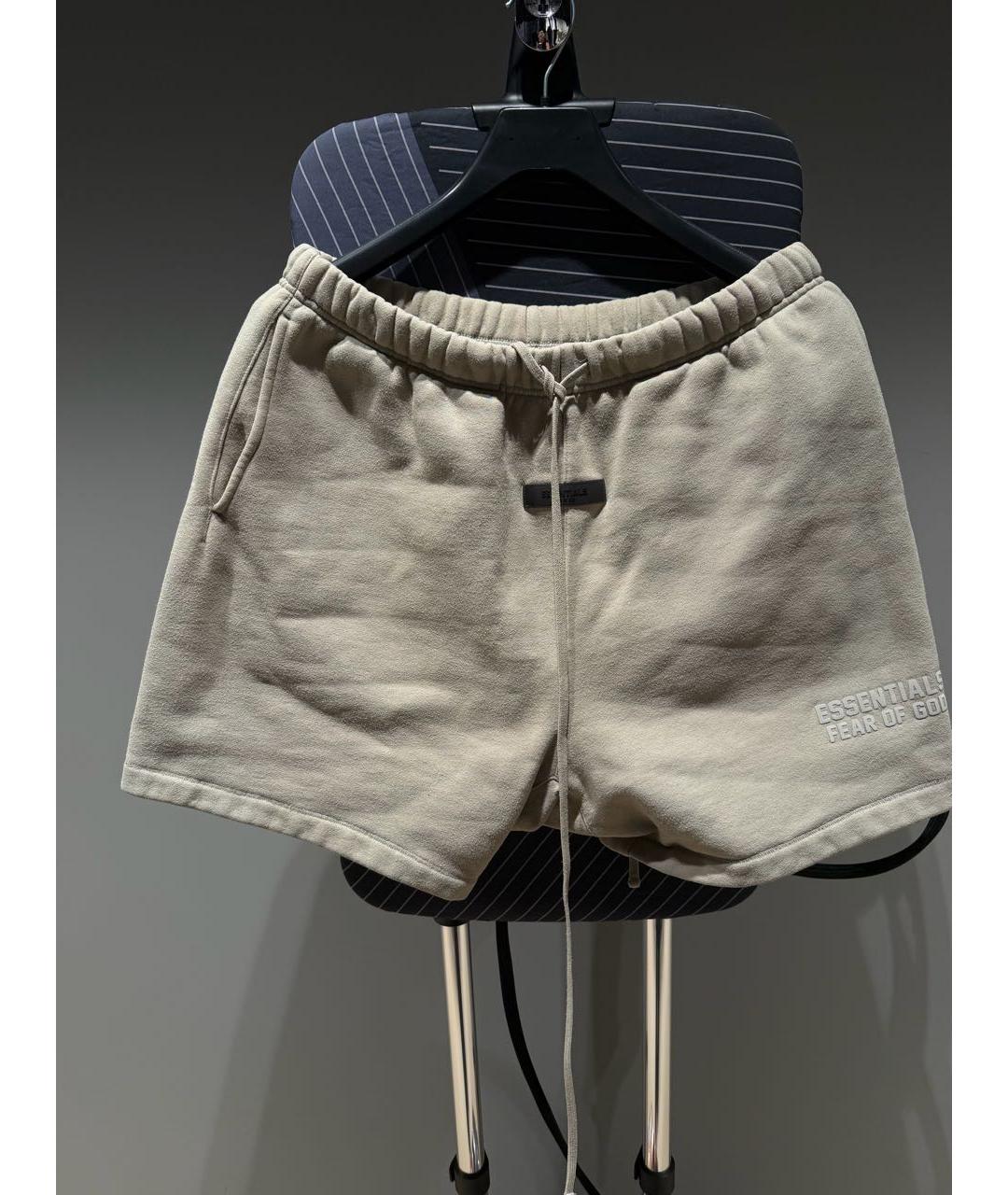 FEAR OF GOD ESSENTIALS Бежевые хлопковые шорты, фото 6