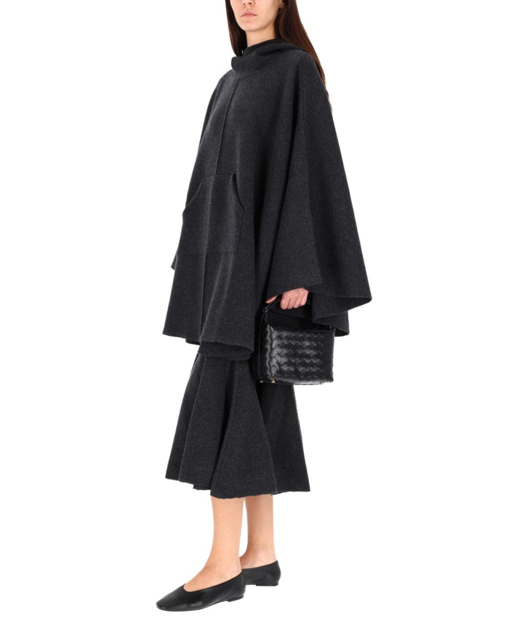 BOTTEGA VENETA Серое кашемировое пальто, фото 2