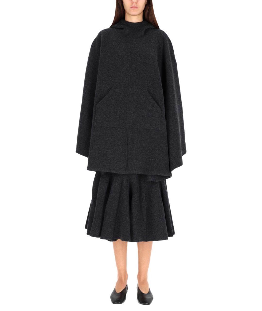 BOTTEGA VENETA Серое кашемировое пальто, фото 5