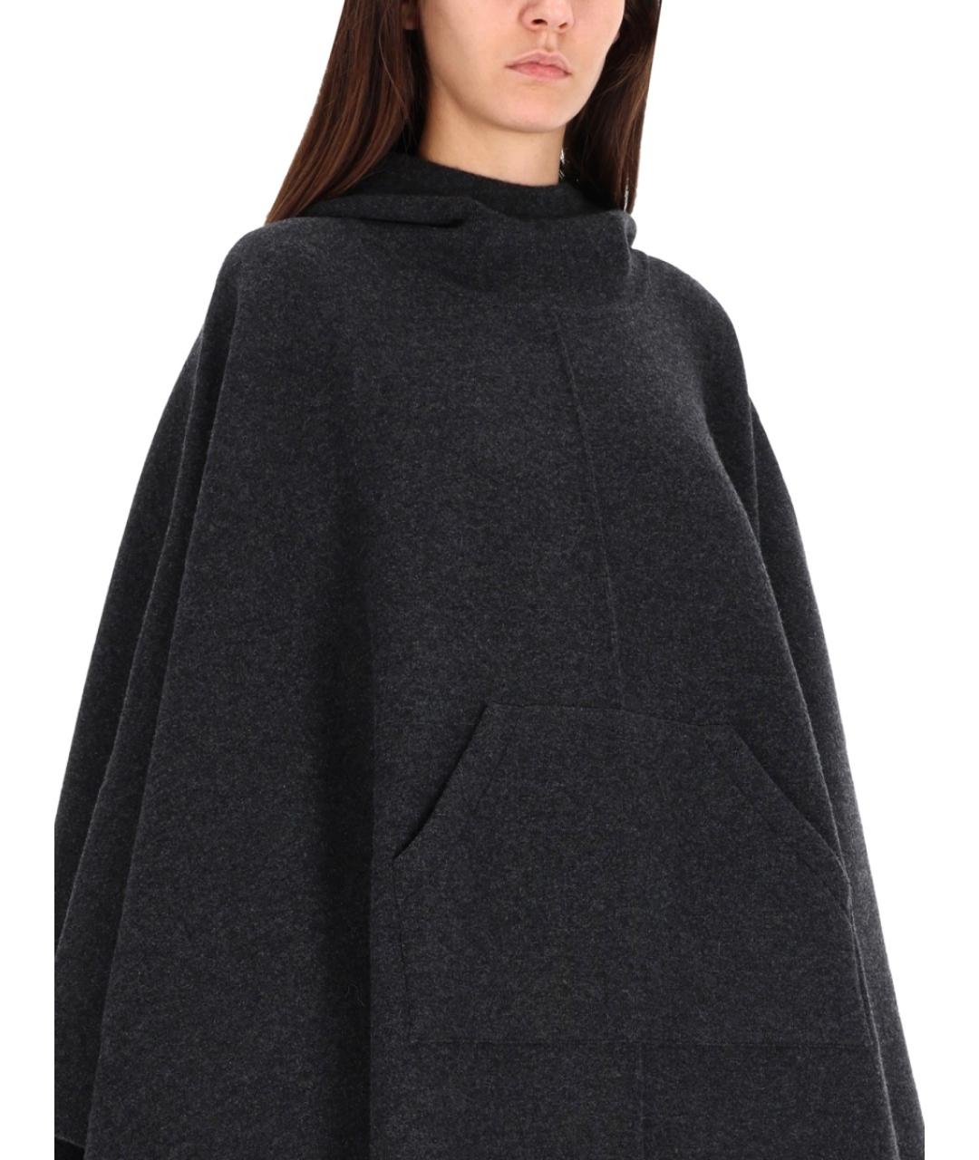 BOTTEGA VENETA Серое кашемировое пальто, фото 4