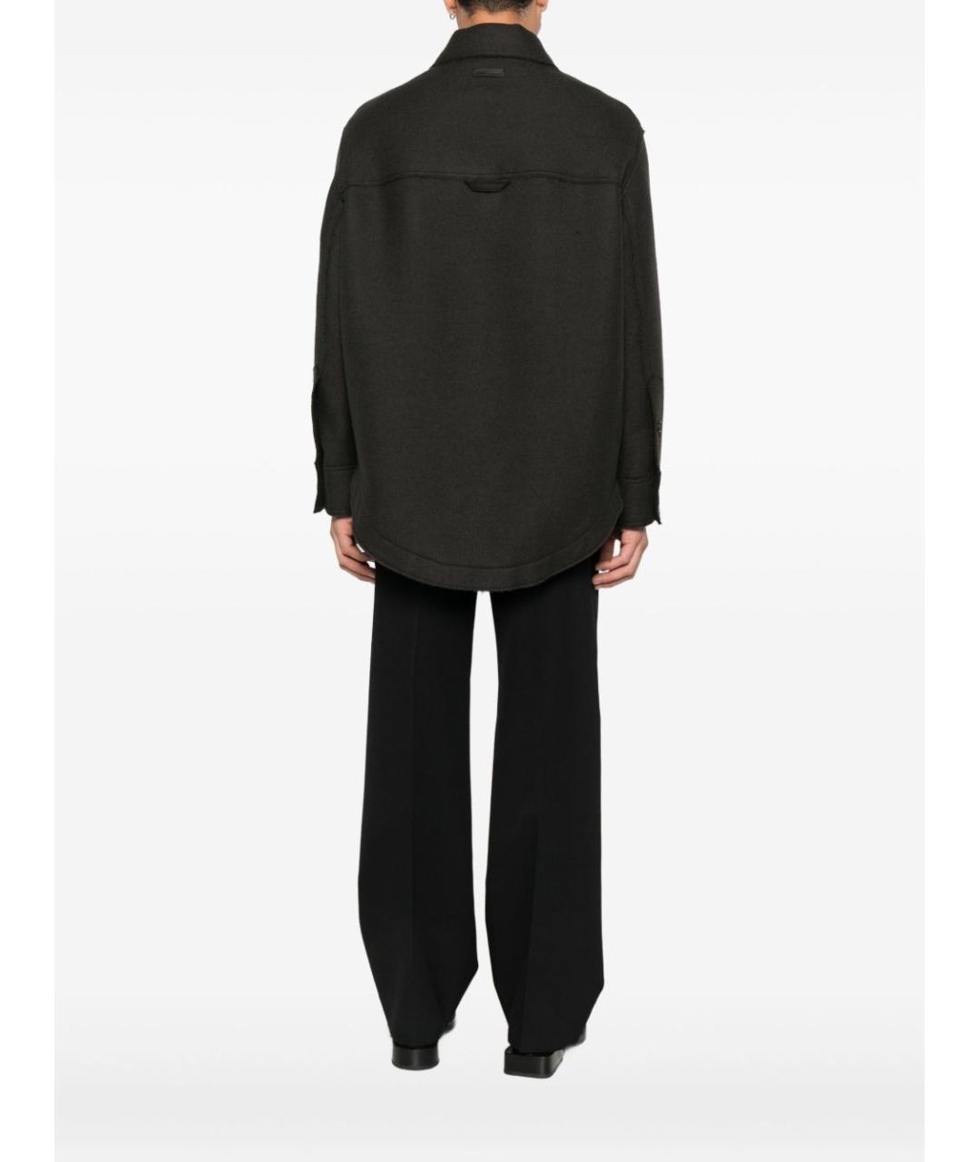 Ami Paris Серая шерстяная куртка, фото 4