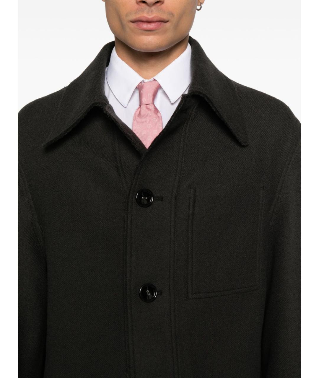 Ami Paris Серая шерстяная куртка, фото 5