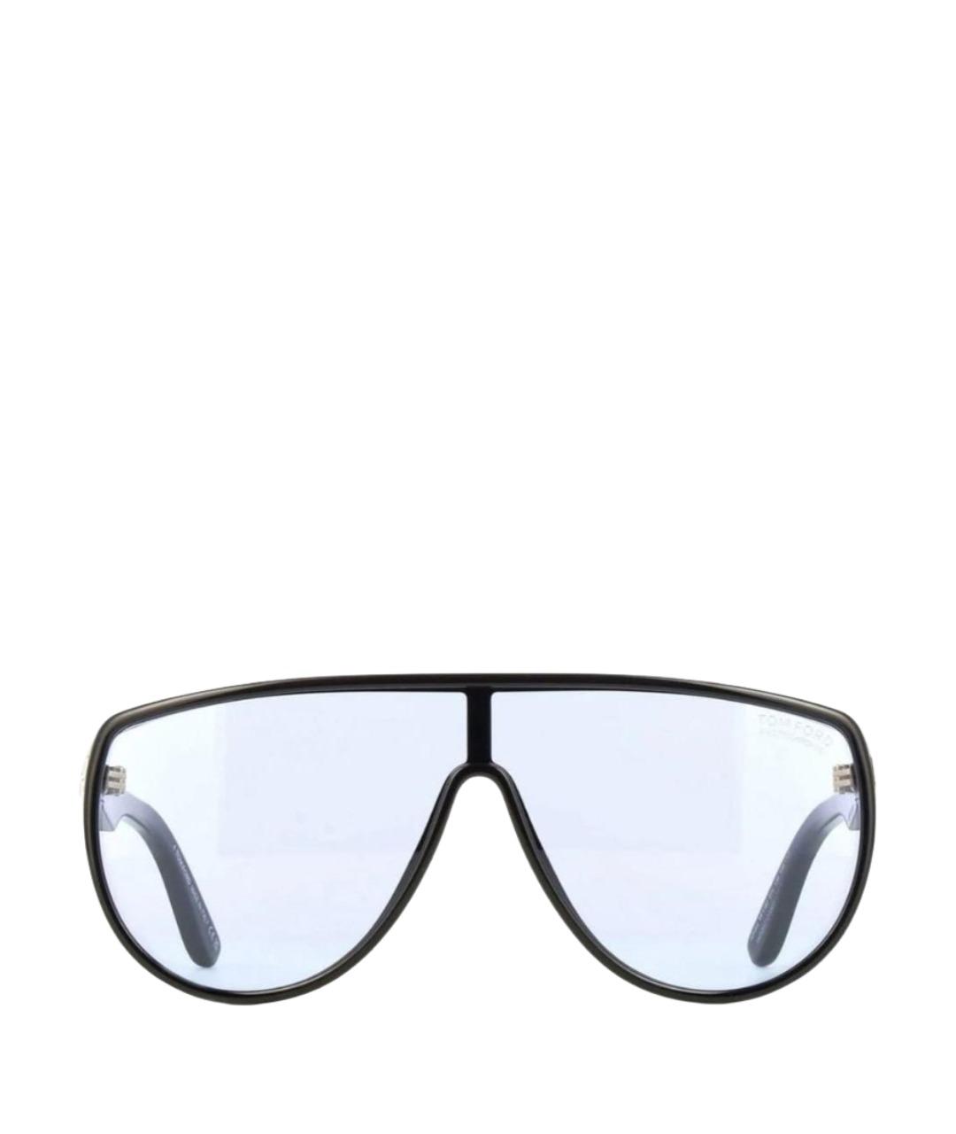 TOM FORD Черные пластиковые солнцезащитные очки, фото 1