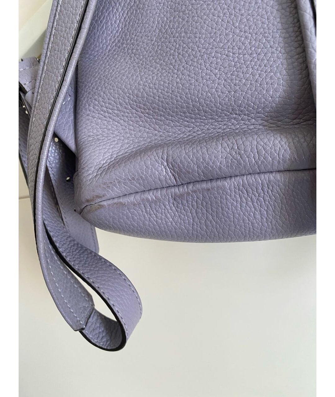 MICHAEL MICHAEL KORS Фиолетовый кожаный рюкзак, фото 5