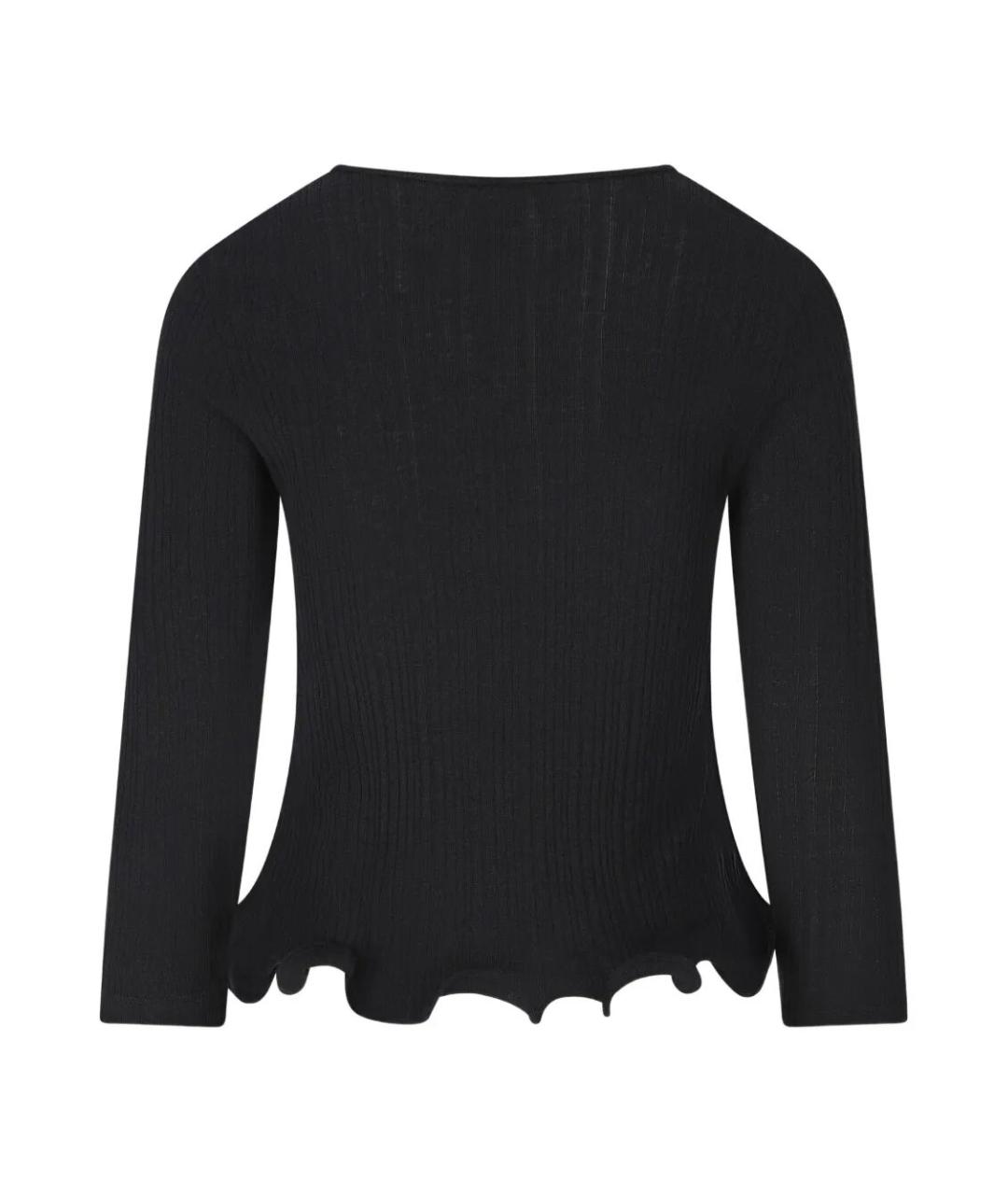 FENDI Черная шерстяная водолазка, фото 2