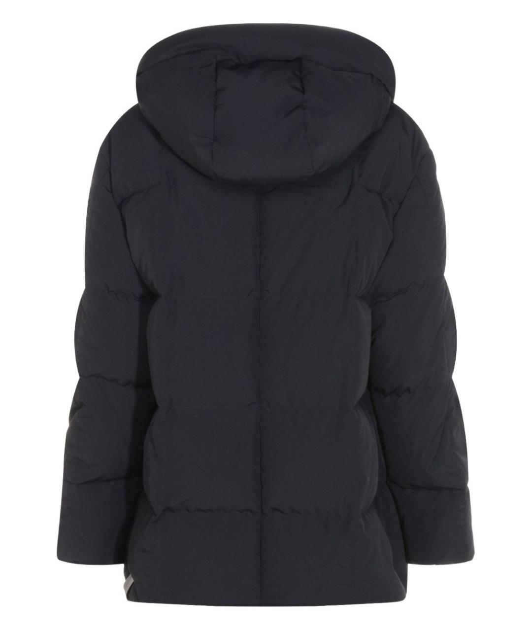 JIL SANDER Черный полиэстеровый пуховик, фото 3