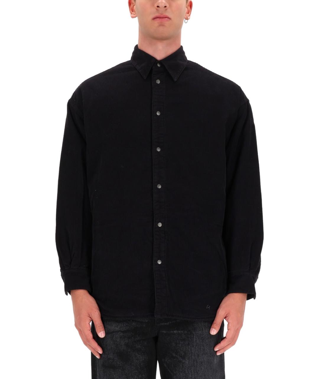 DIESEL Черная хлопковая кэжуал рубашка, фото 5