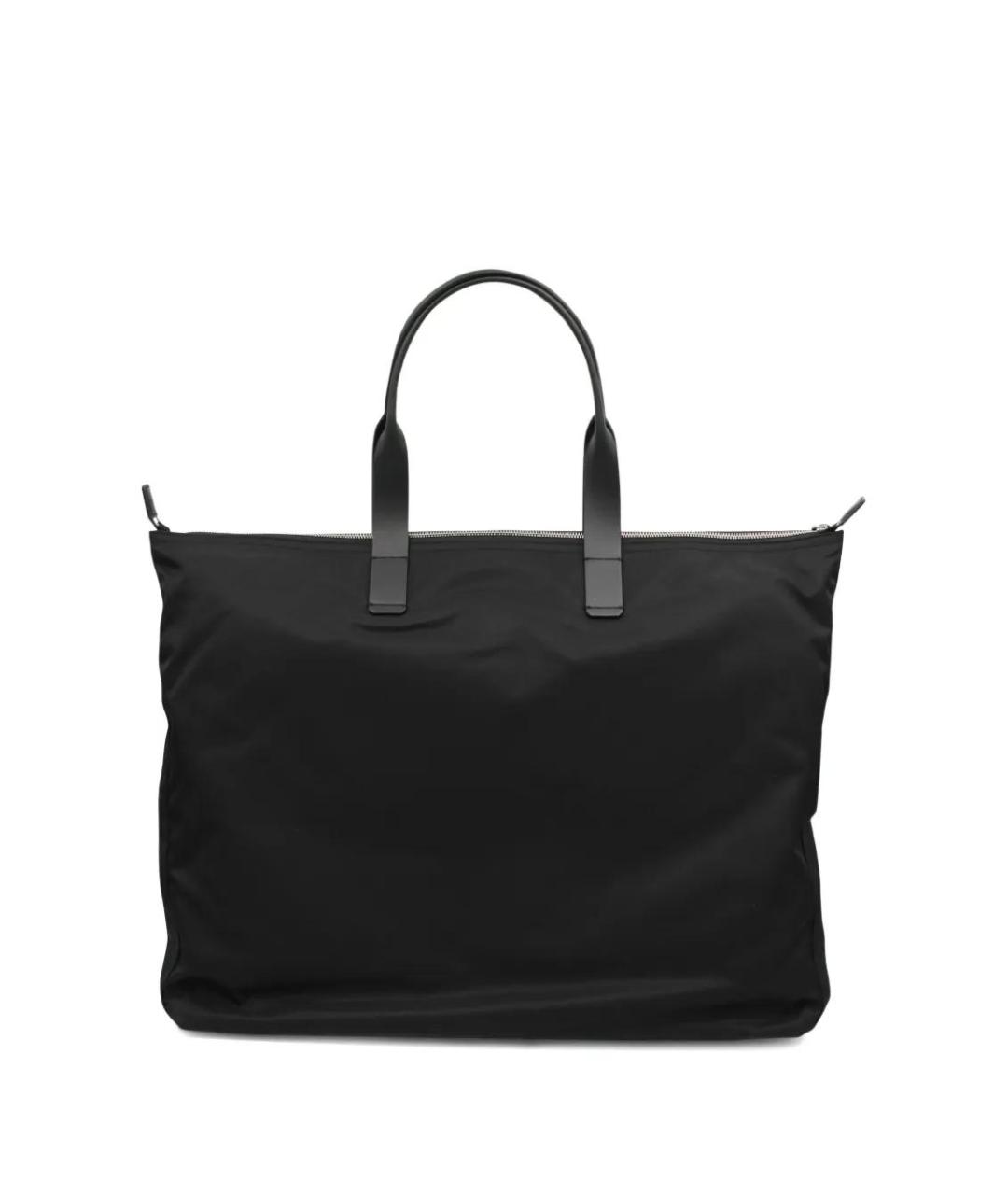 DOLCE&GABBANA Черная синтетическая сумка тоут, фото 2