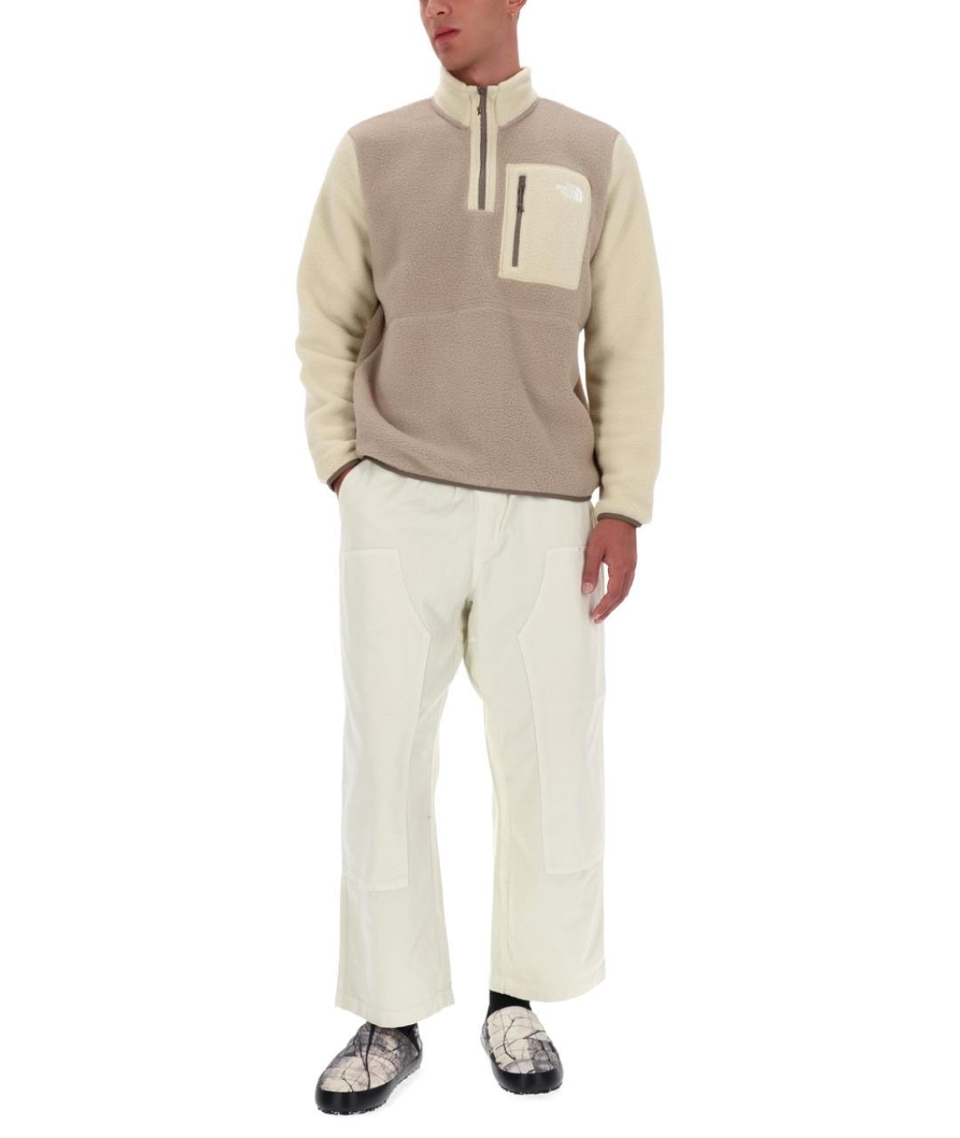 THE NORTH FACE Бежевая полиэстеровая спортивная куртка, фото 3