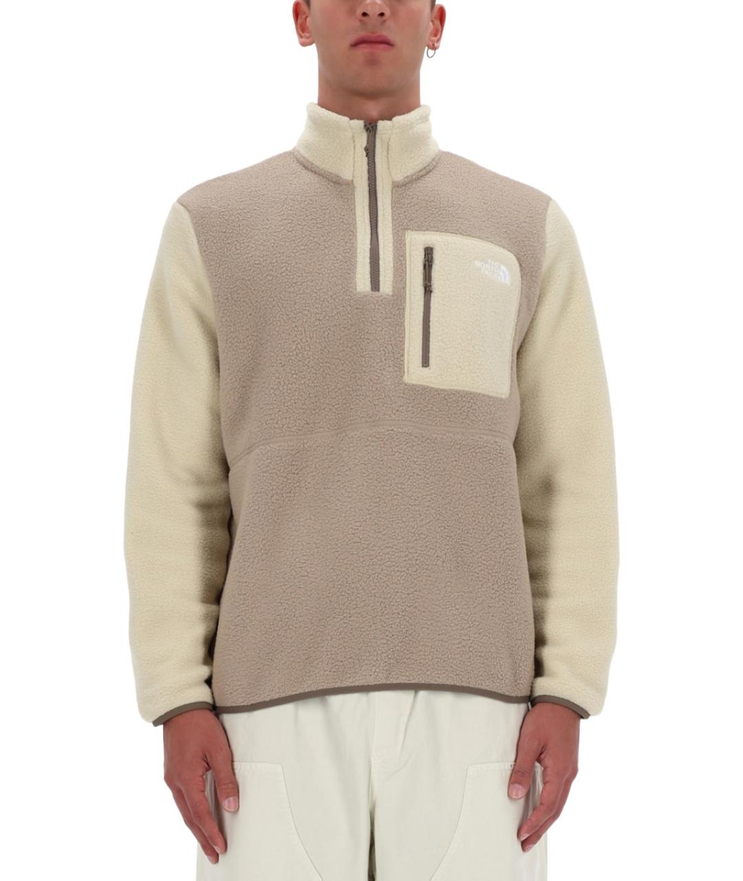 THE NORTH FACE Бежевая полиэстеровая спортивная куртка, фото 2