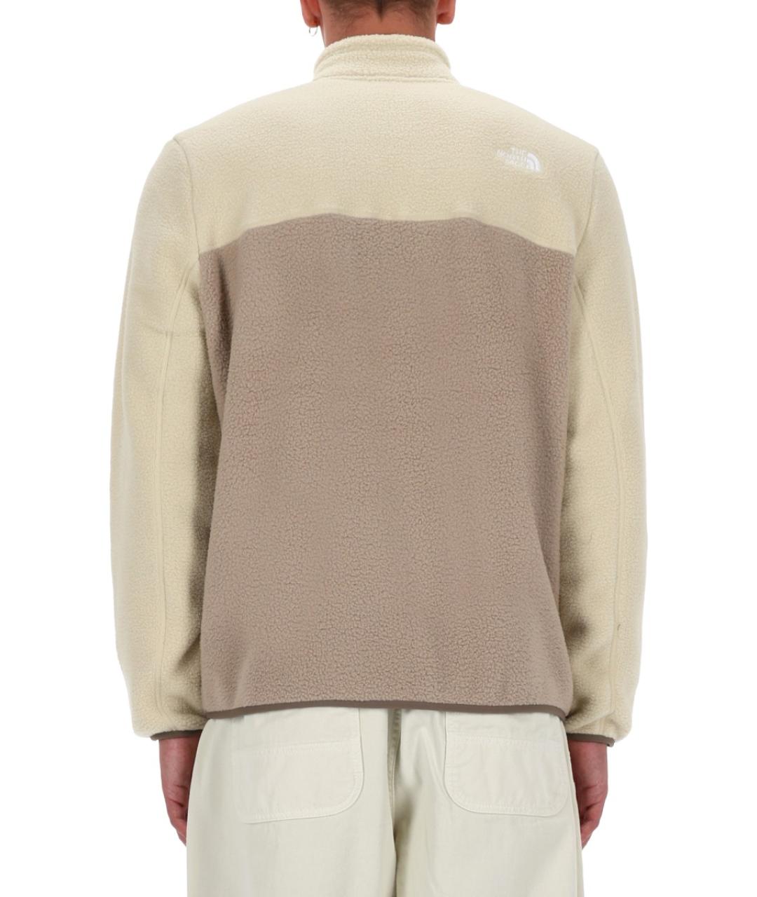 THE NORTH FACE Бежевая полиэстеровая спортивная куртка, фото 4