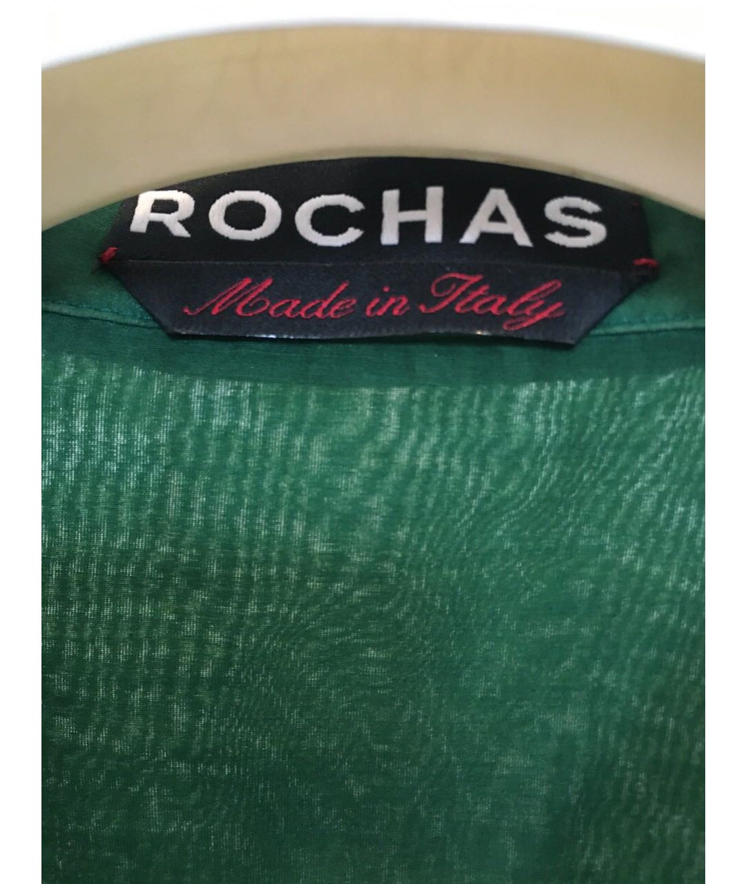 ROCHAS Зеленая хлопковая рубашка, фото 3