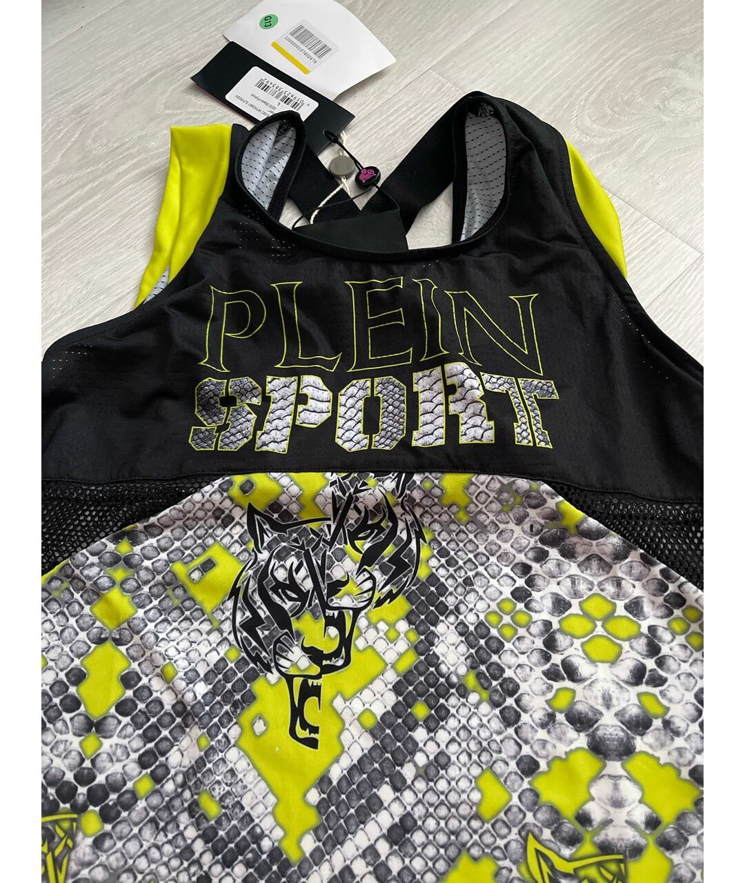PLEIN SPORT Желтый полиэстеровый спортивные костюмы, фото 3