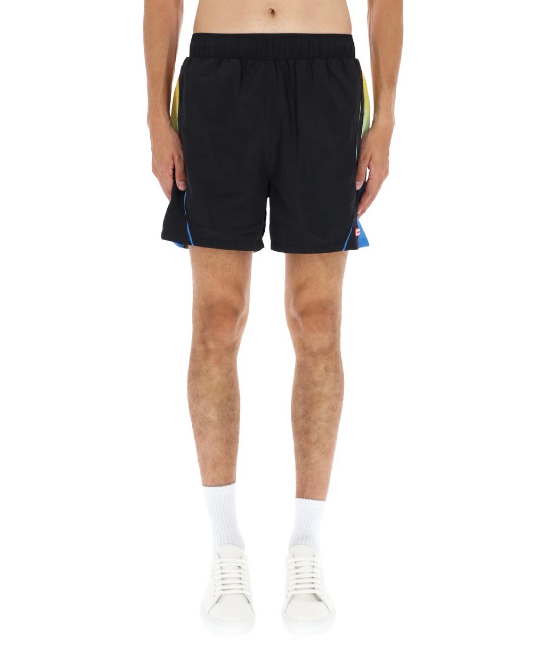 CASABLANCA Черные полиэстеровые шорты, фото 5