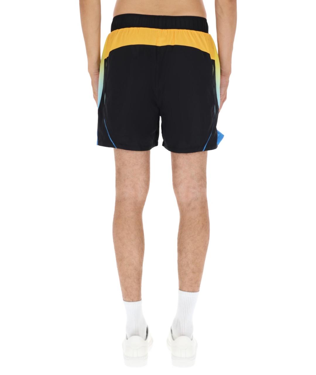 CASABLANCA Черные полиэстеровые шорты, фото 4