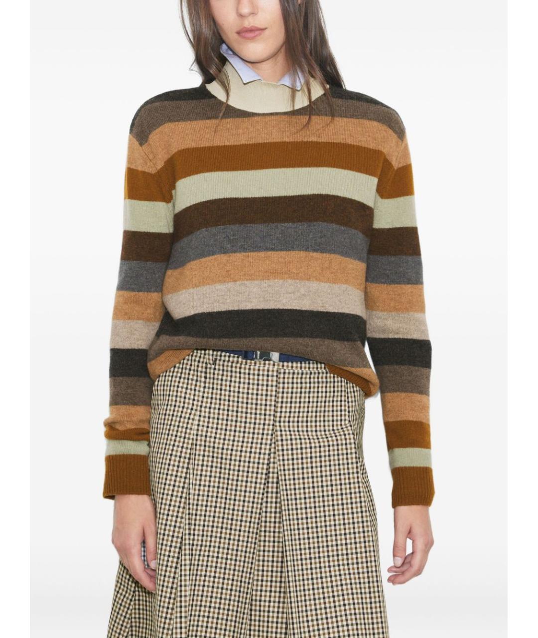 TORY BURCH Мульти шерстяной джемпер / свитер, фото 2
