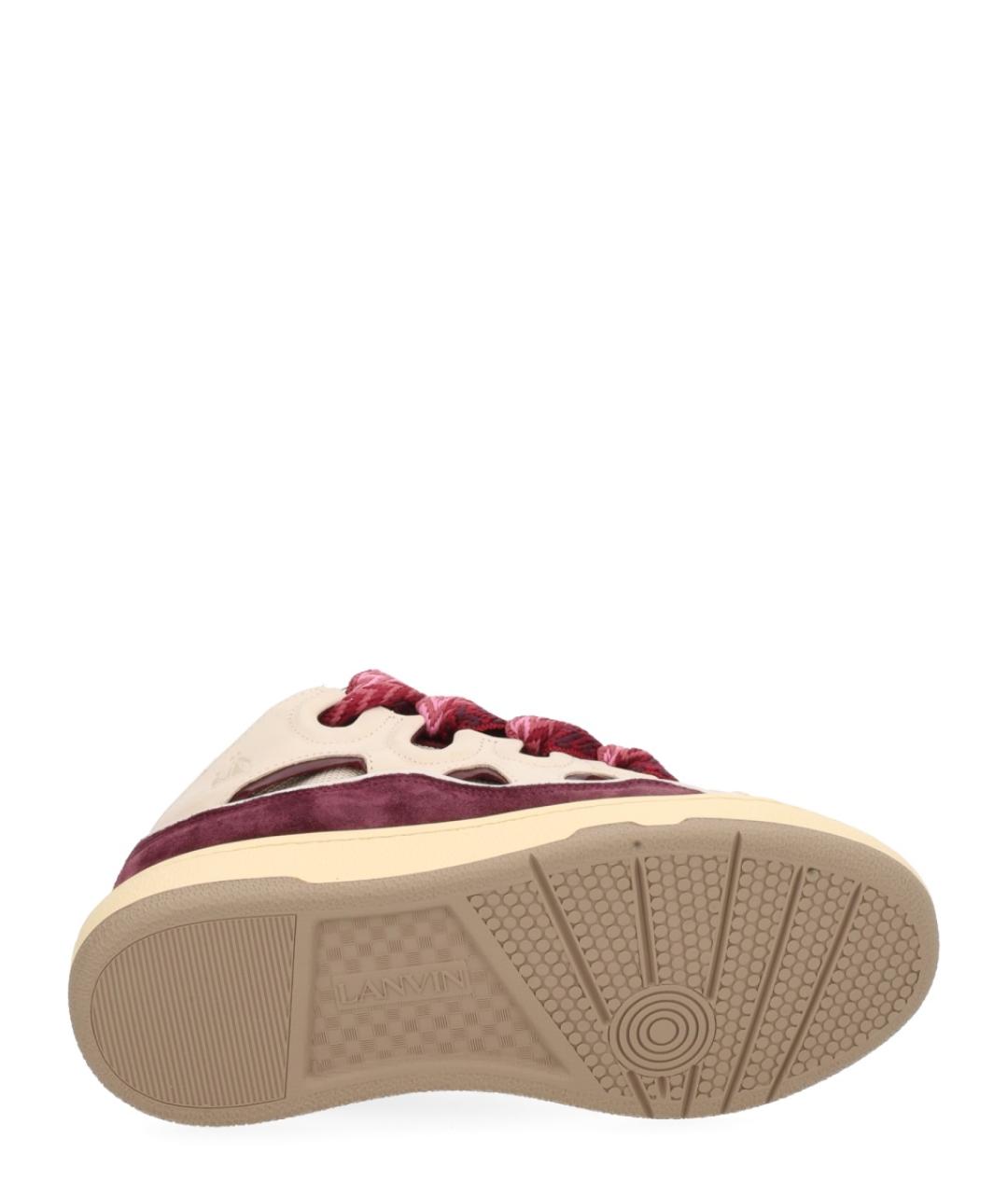 LANVIN Мульти кожаные кроссовки, фото 6