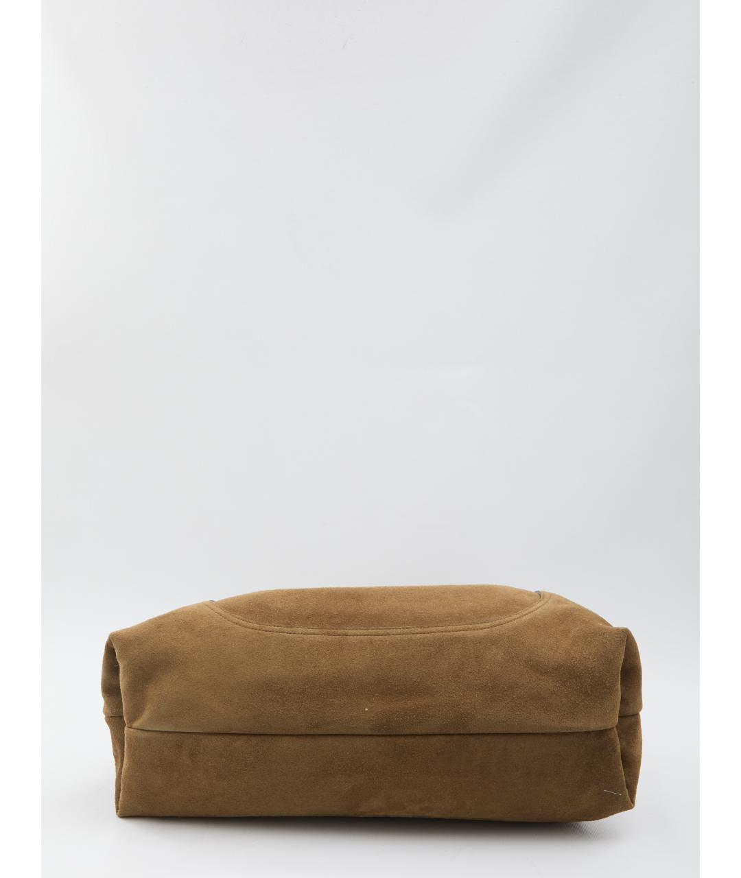 GUCCI Коричневая замшевая сумка через плечо, фото 3