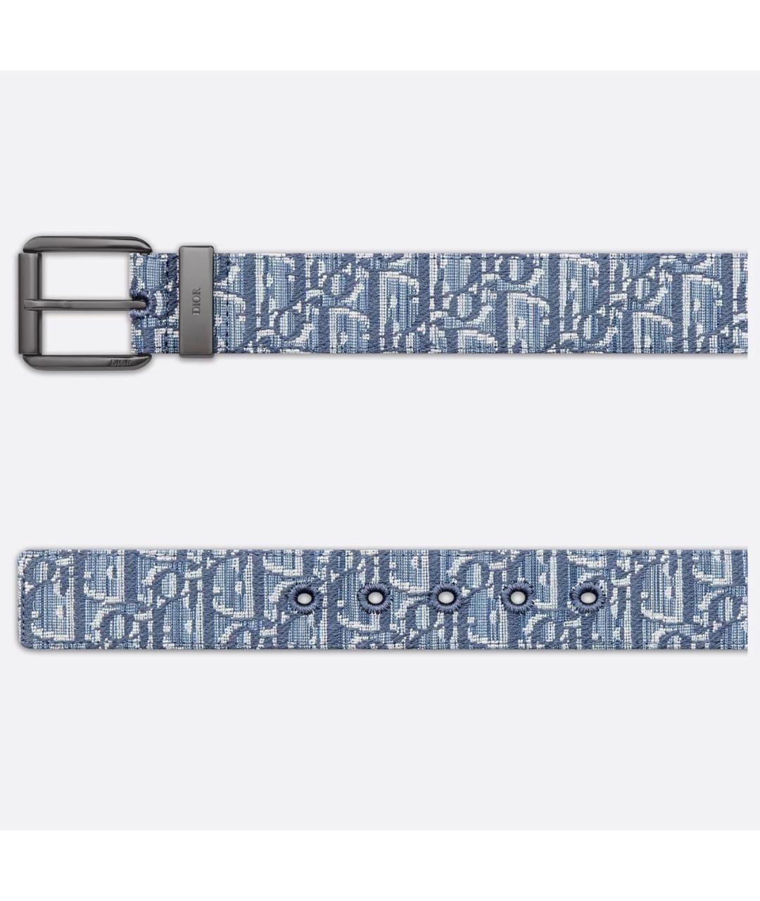 CHRISTIAN DIOR Голубой ремень, фото 2