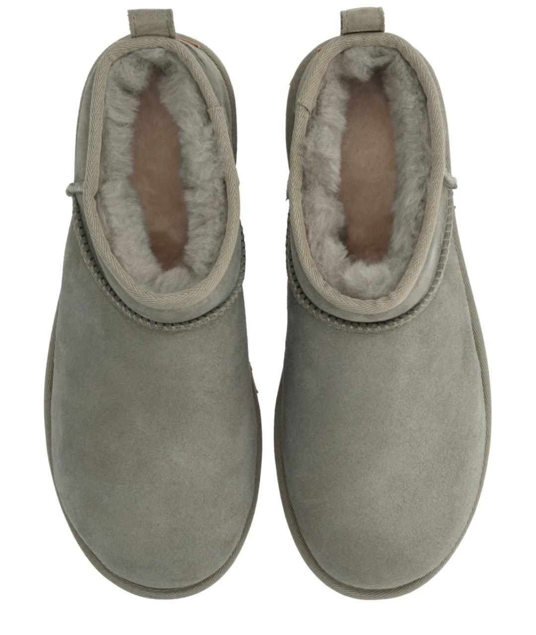 UGG AUSTRALIA Зеленые замшевые ботинки, фото 5