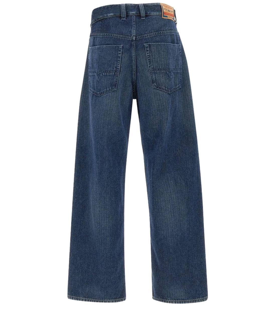 DIESEL Синие хлопковые повседневные брюки, фото 2