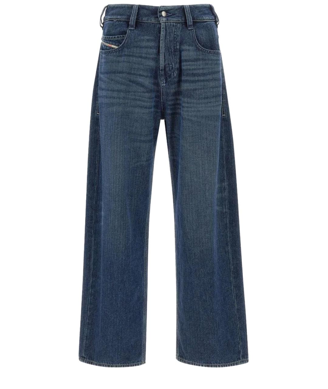 DIESEL Синие хлопковые повседневные брюки, фото 1