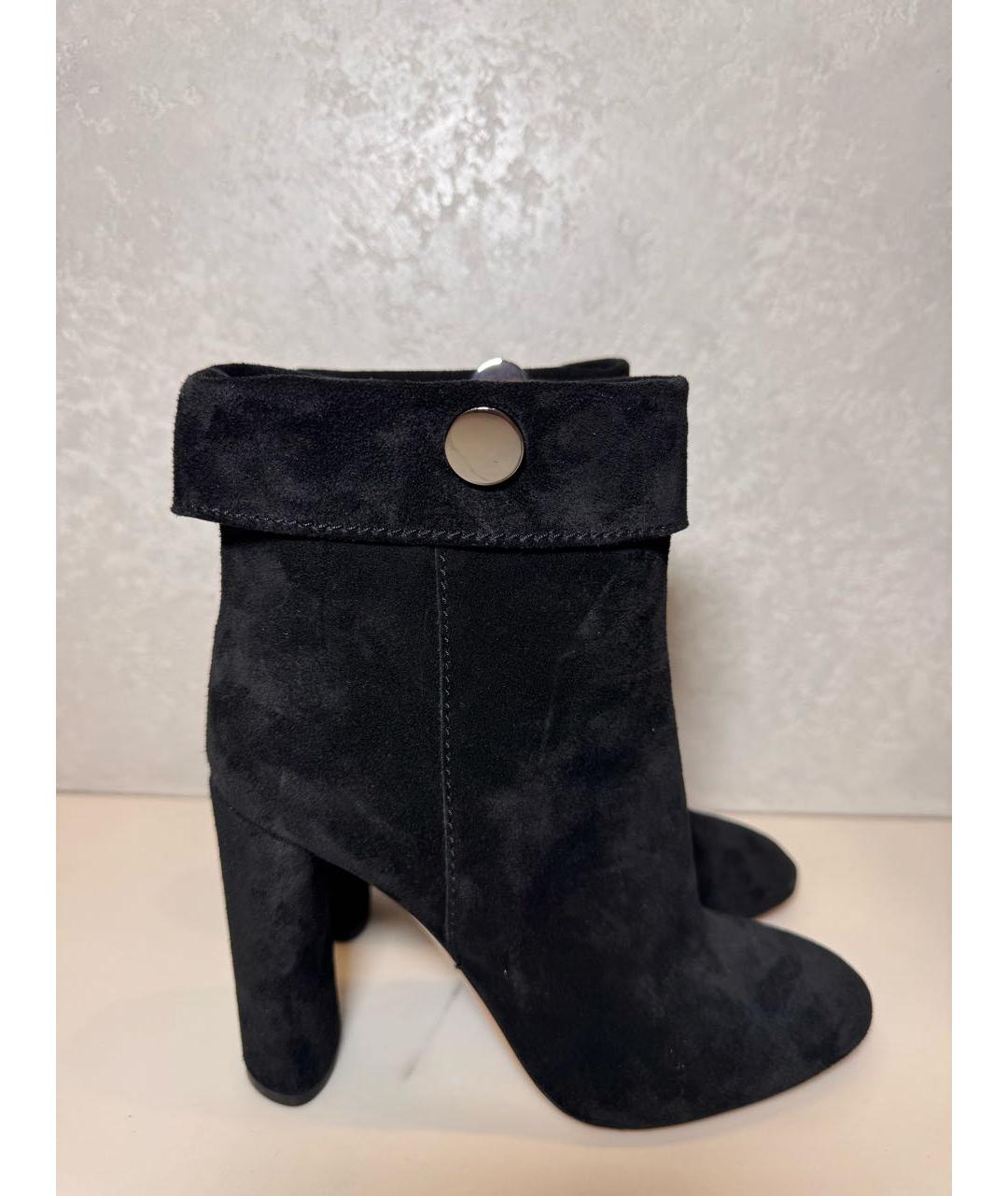 CASADEI Черные замшевые сапоги, фото 7