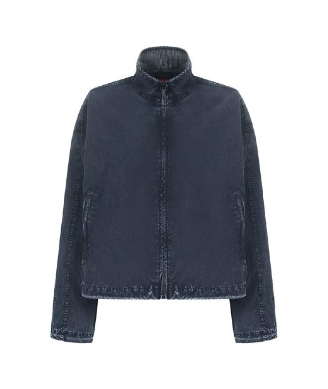 DIESEL Серая полиамидовая куртка, фото 1