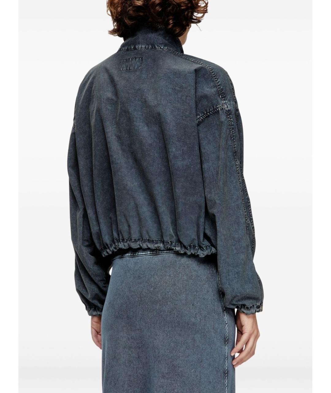 DIESEL Серая полиамидовая куртка, фото 5