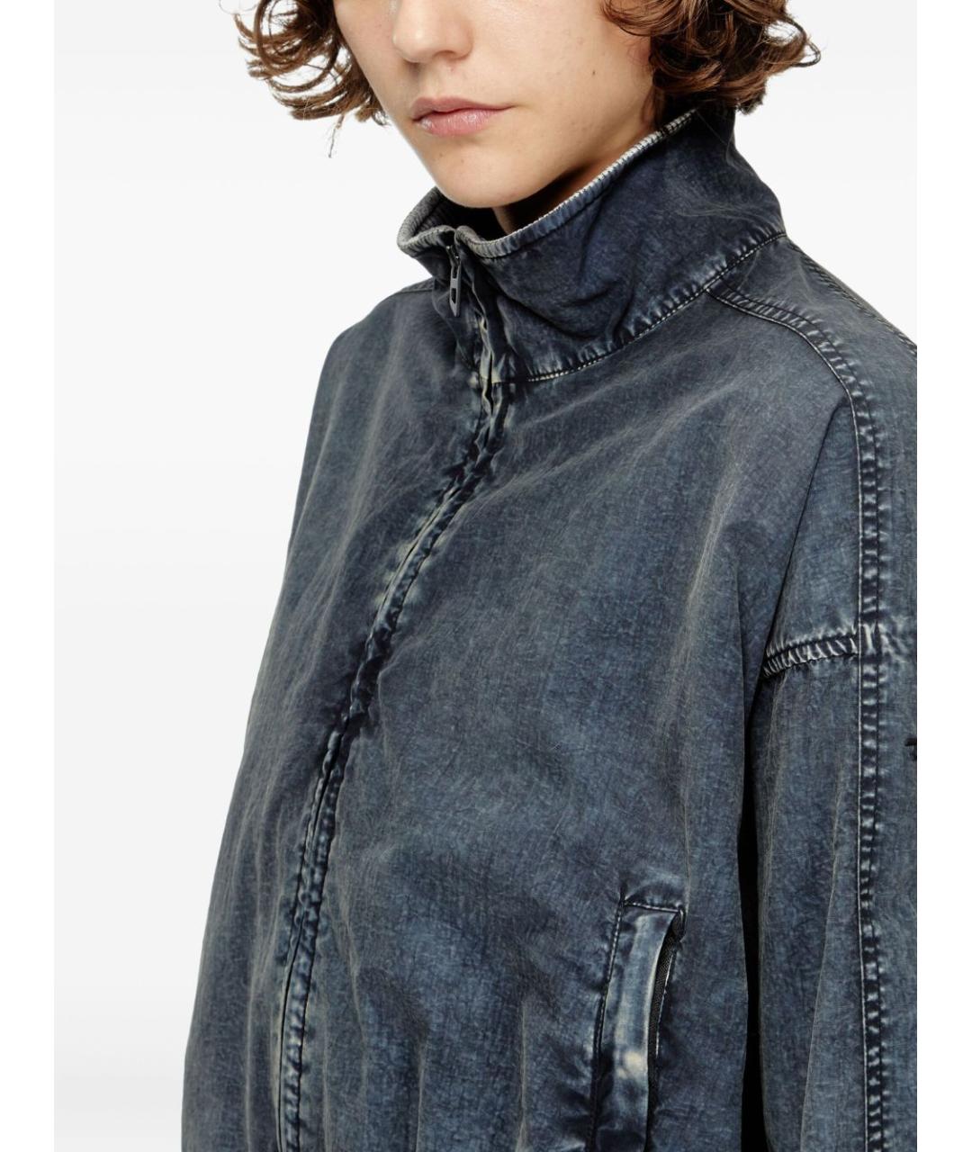 DIESEL Серая полиамидовая куртка, фото 4