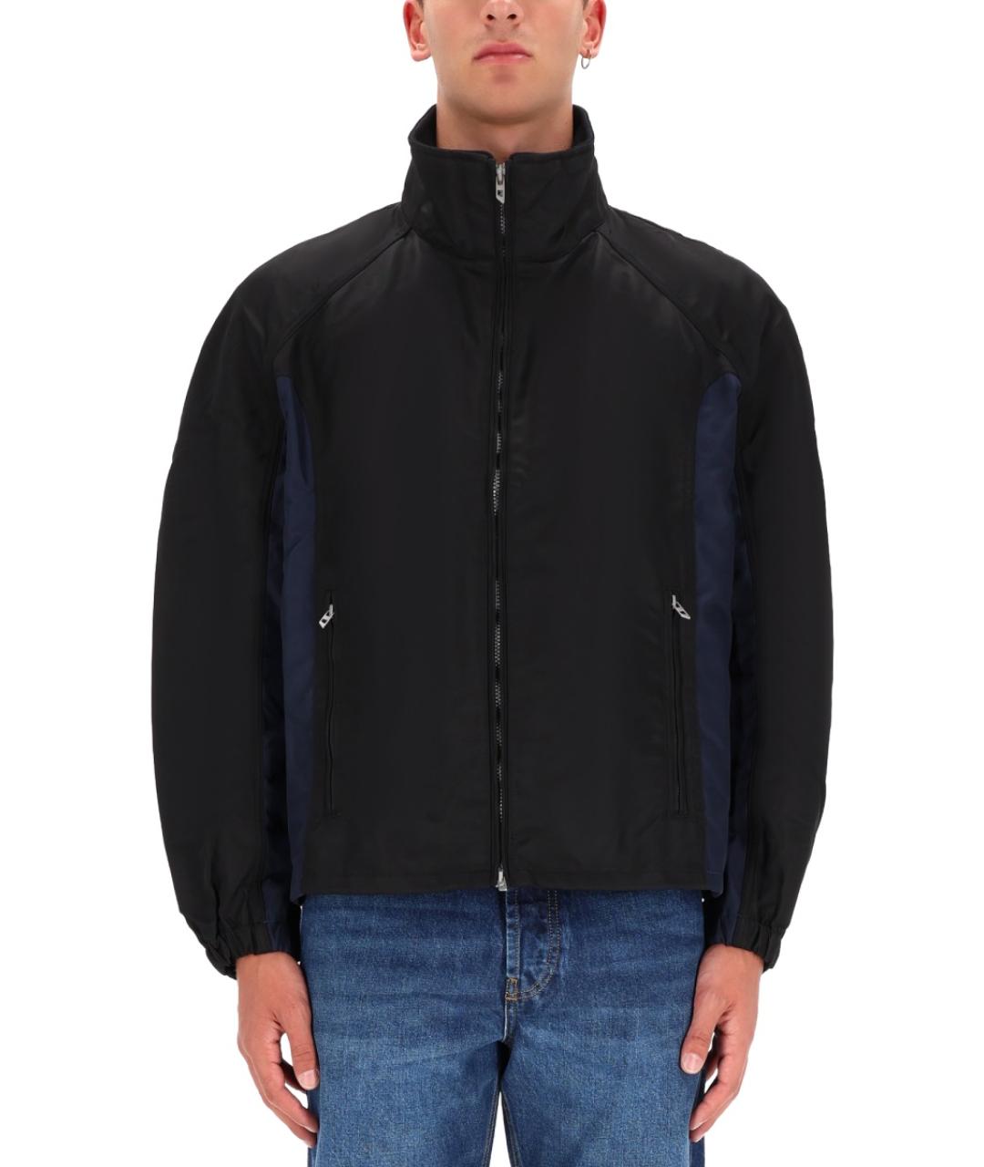 DIESEL Черная полиамидовая спортивная куртка, фото 2
