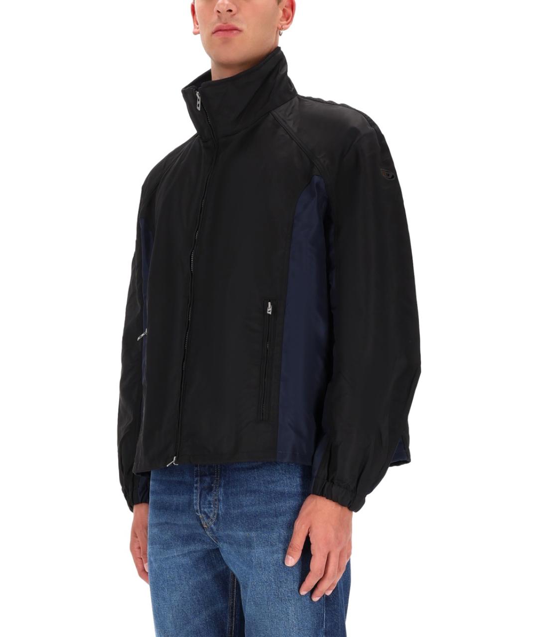 DIESEL Черная полиамидовая спортивная куртка, фото 5