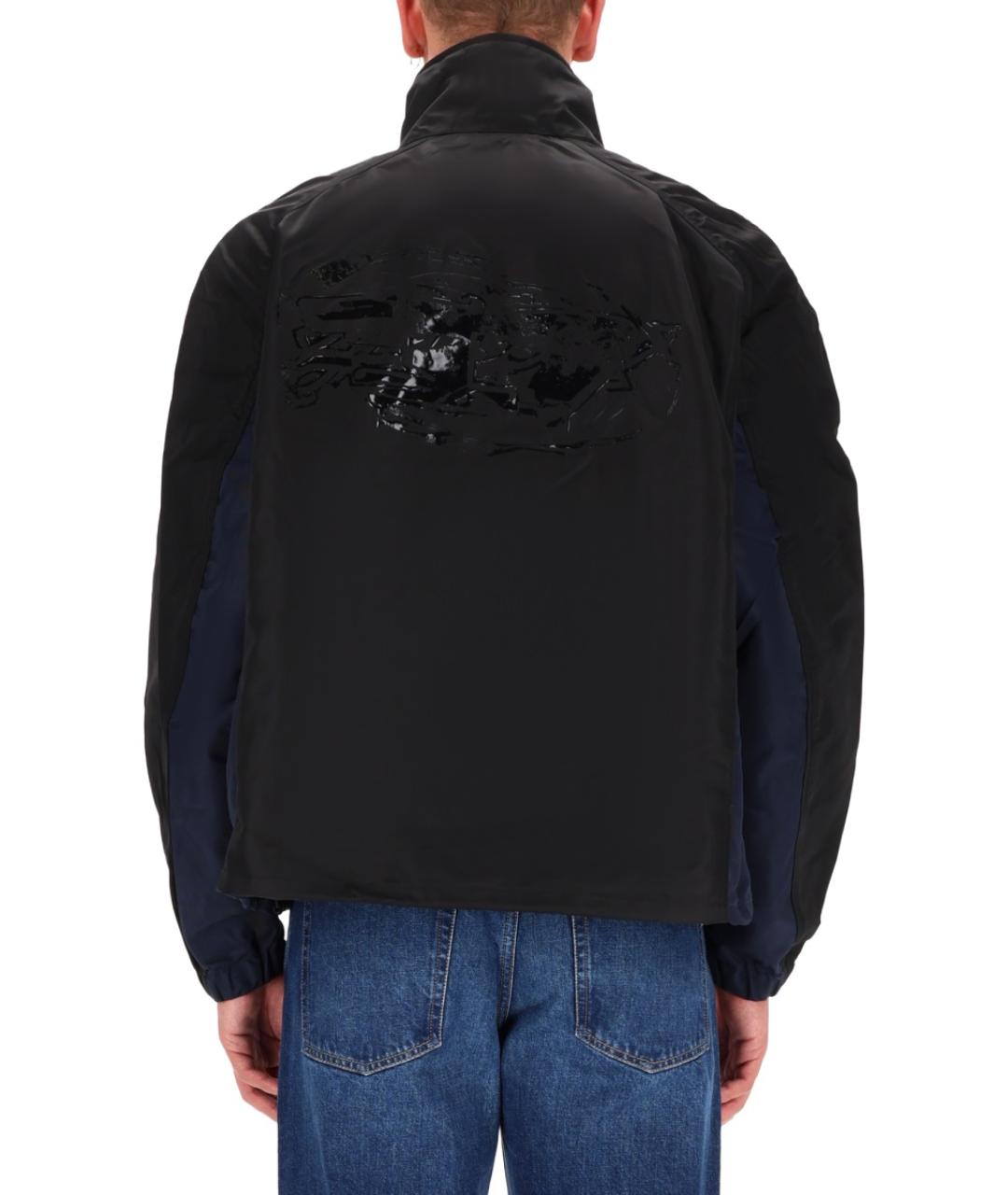 DIESEL Черная полиамидовая спортивная куртка, фото 4
