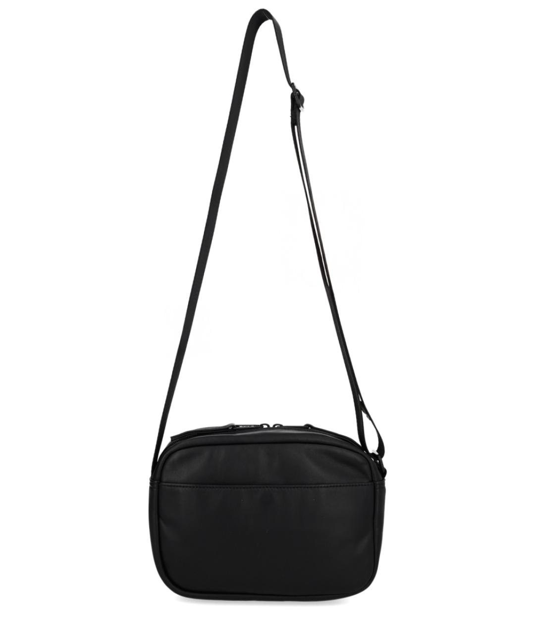 DIESEL Черная кожаная сумка через плечо, фото 3