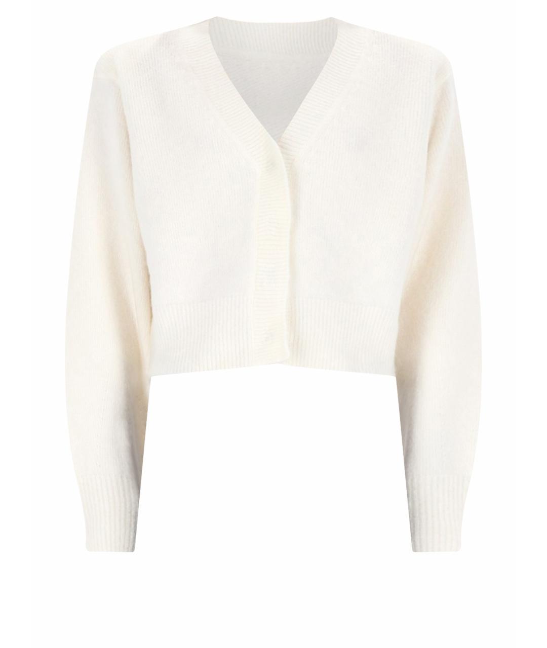 ROTATE Белый шерстяной кардиган, фото 1