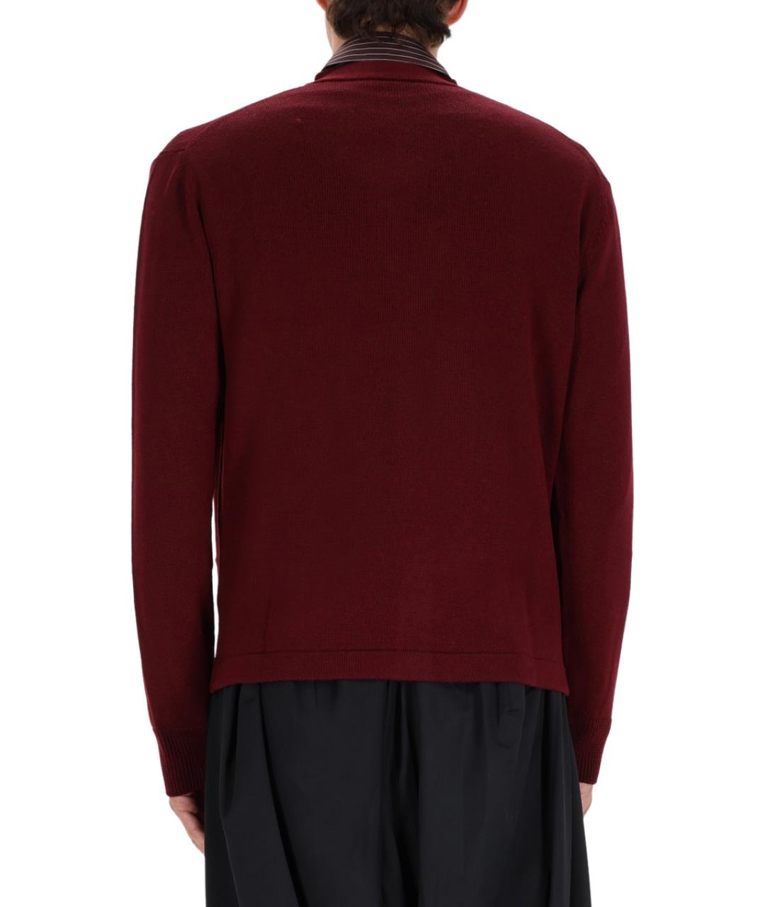 VIVIENNE WESTWOOD Бордовый шерстяной кардиган, фото 4