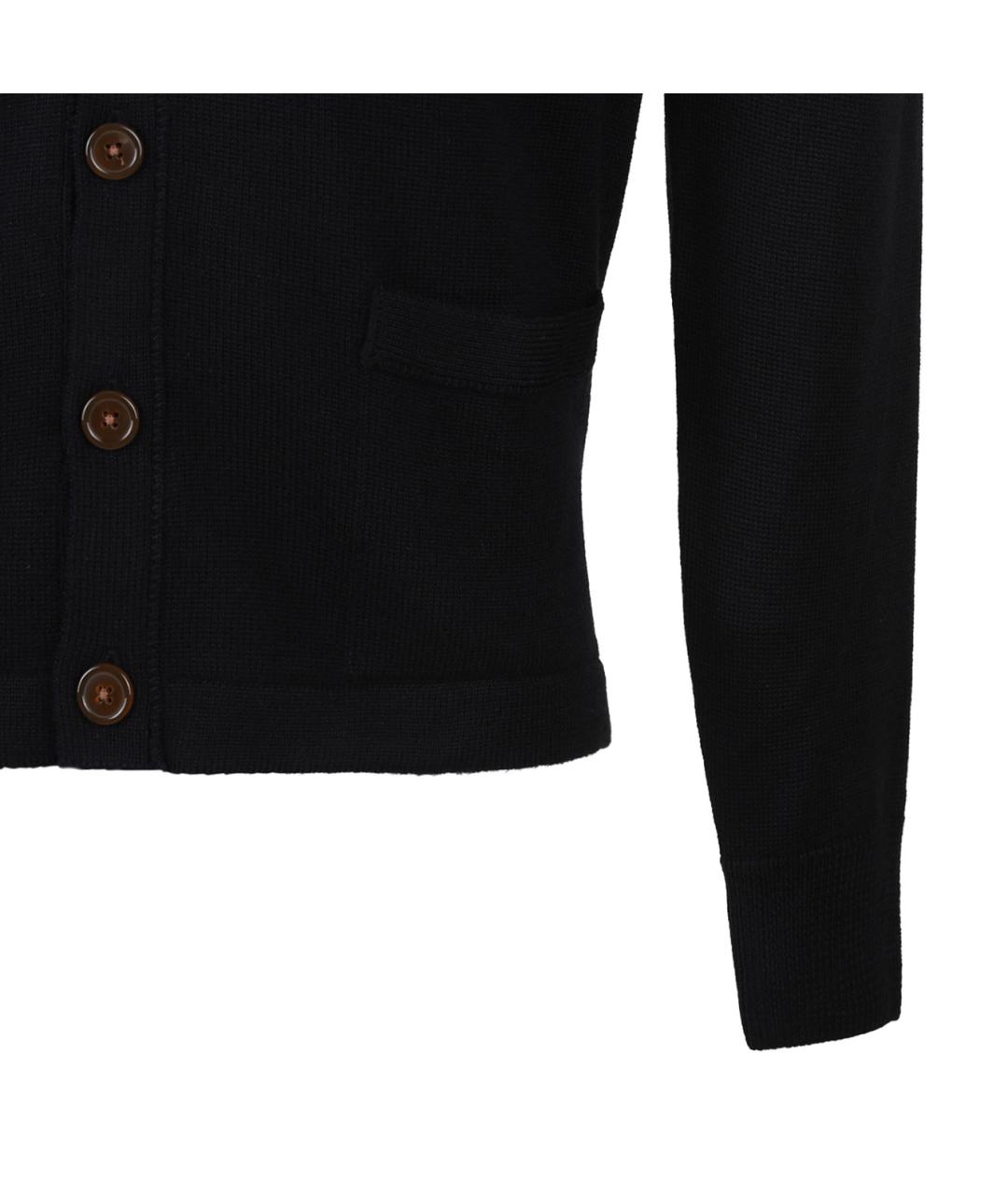 VIVIENNE WESTWOOD Черный шерстяной кардиган, фото 4