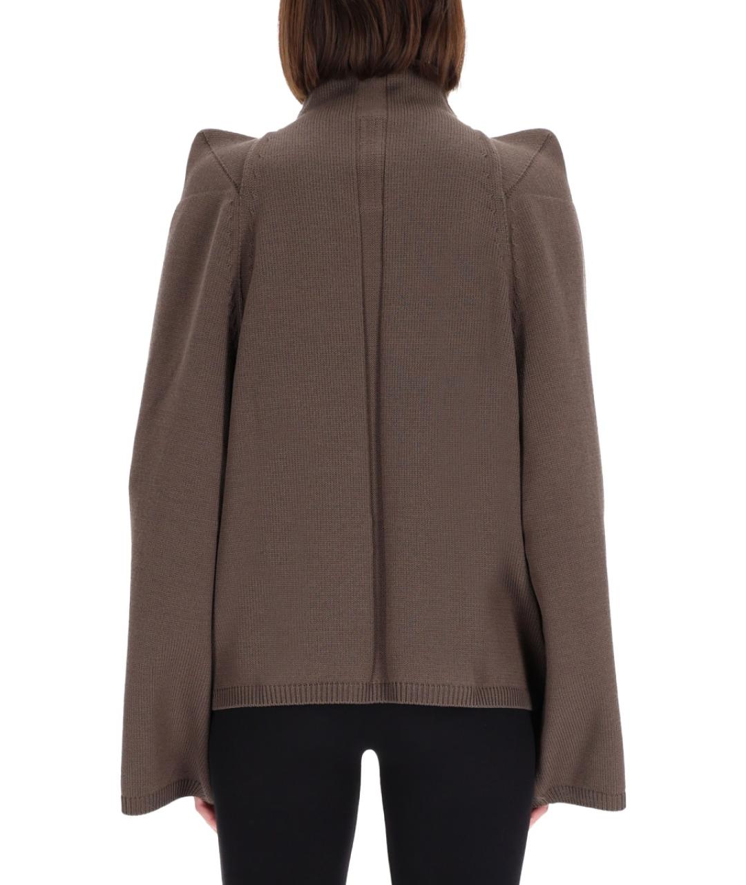 RICK OWENS Серый шерстяной джемпер / свитер, фото 3