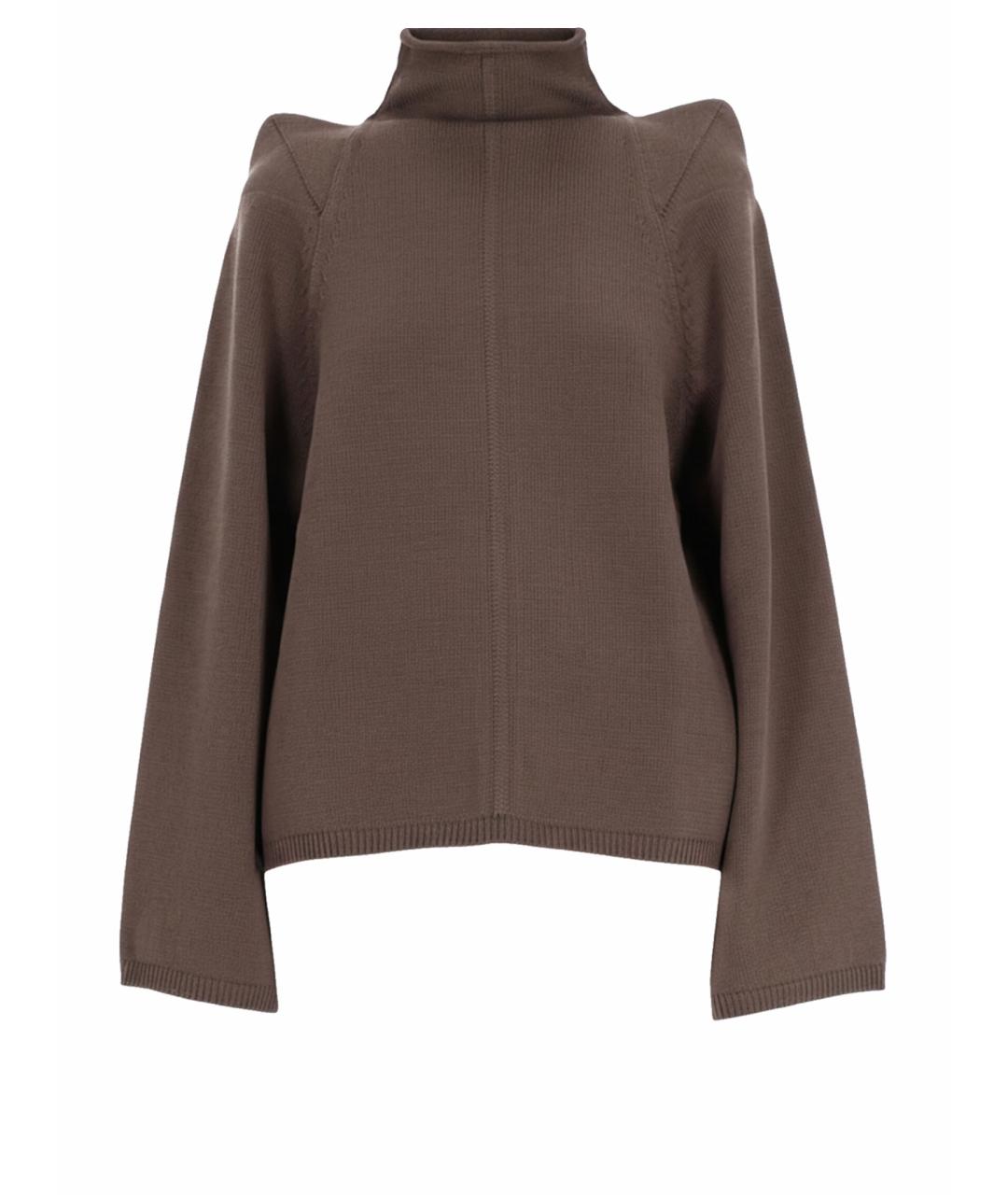 RICK OWENS Серый шерстяной джемпер / свитер, фото 1