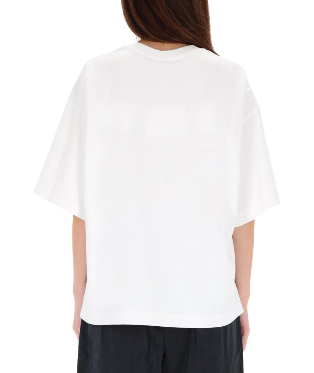 ALEXANDER WANG Белая хлопковая футболка, фото 3