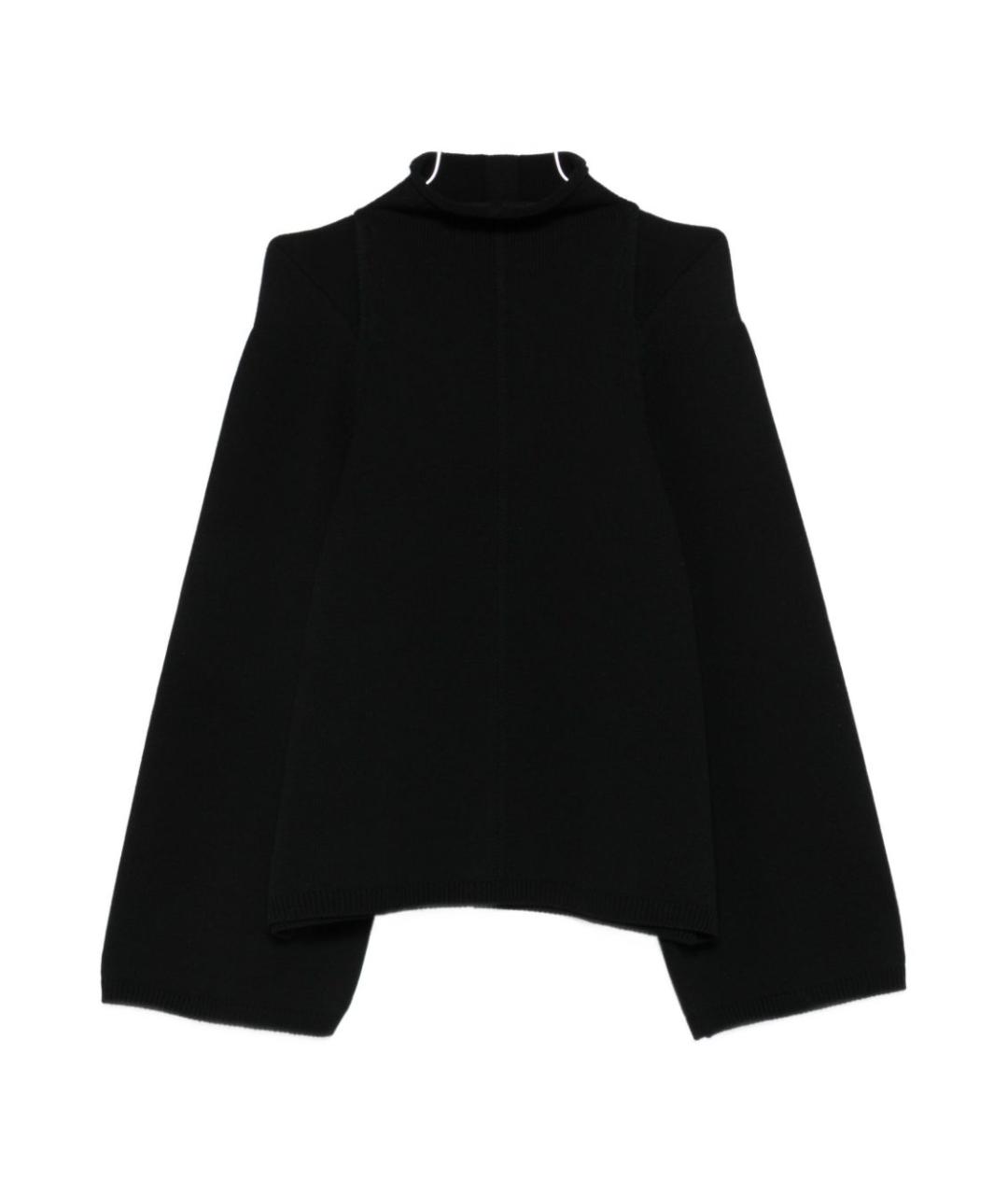 RICK OWENS Черный шерстяной джемпер / свитер, фото 1