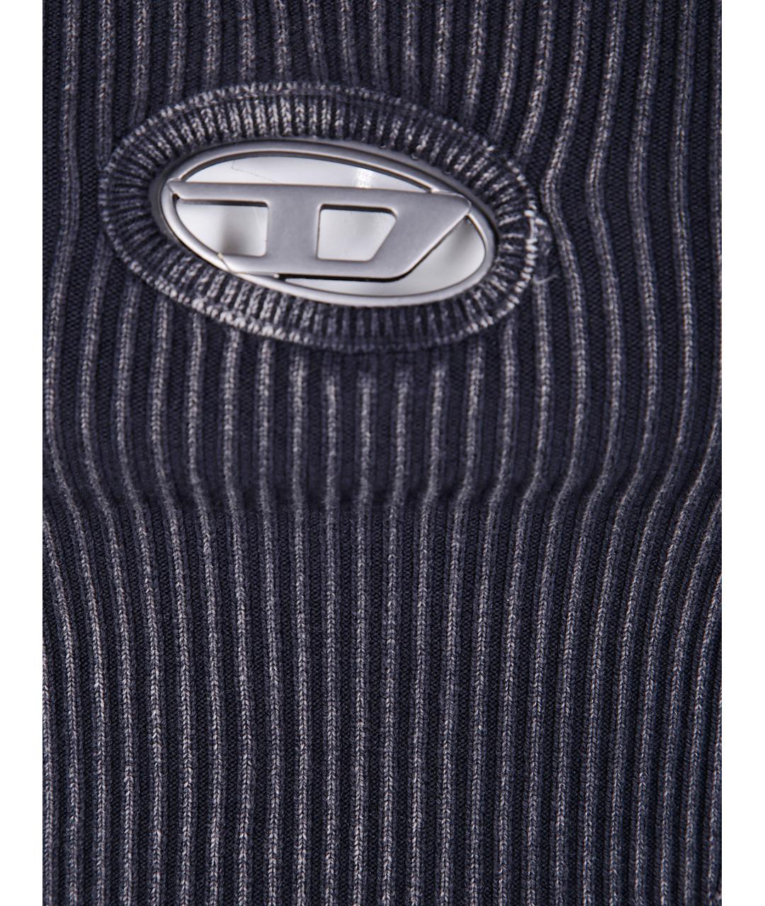 DIESEL Черная хлопковая майка, фото 3