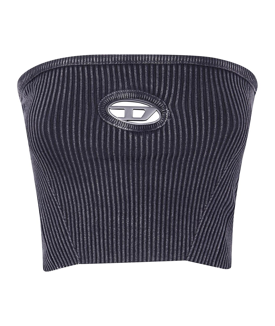 DIESEL Черная хлопковая майка, фото 1