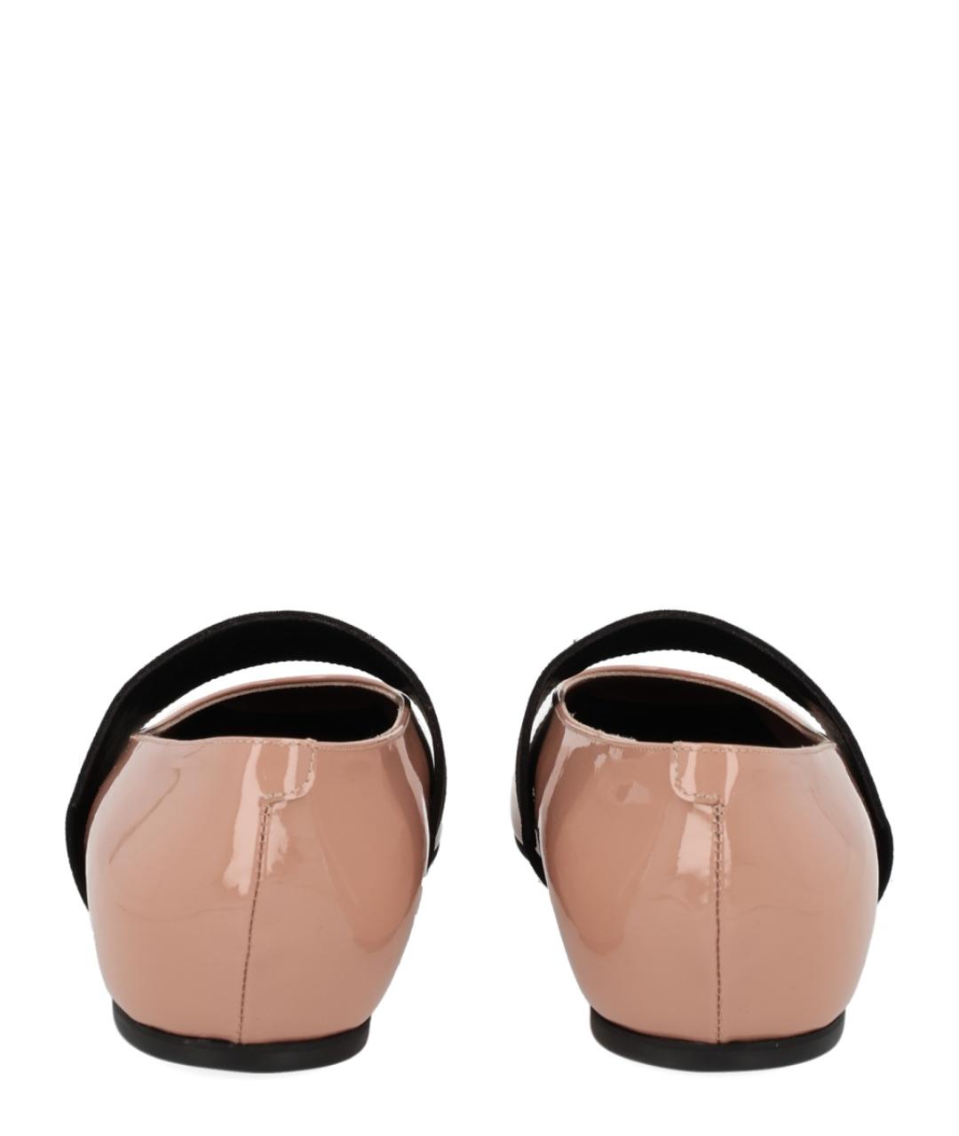 GIVENCHY Розовые кожаные балетки, фото 3