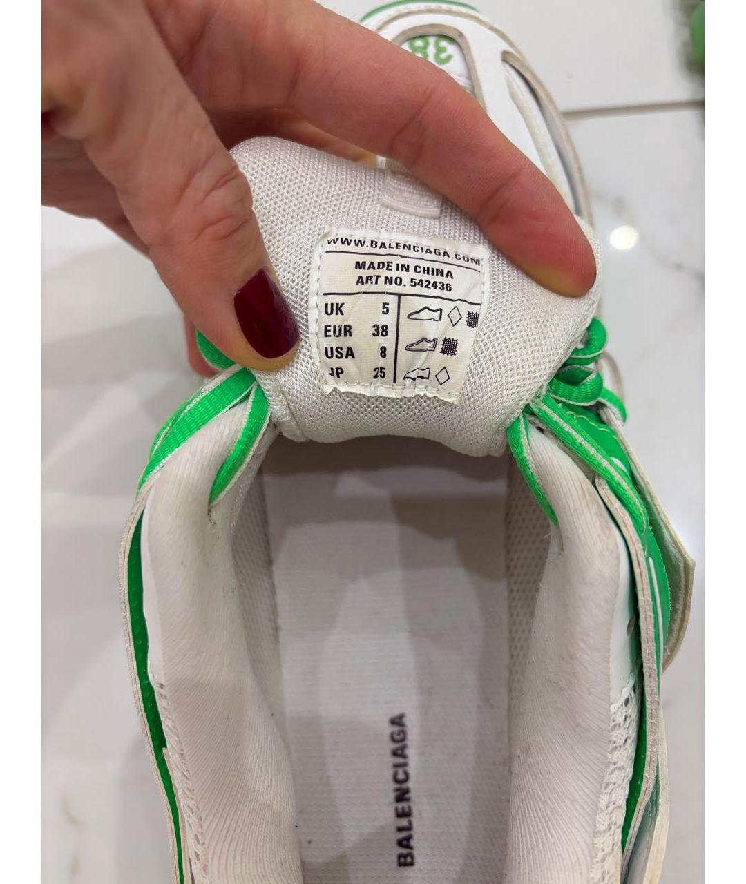 BALENCIAGA Мульти текстильные кроссовки, фото 4