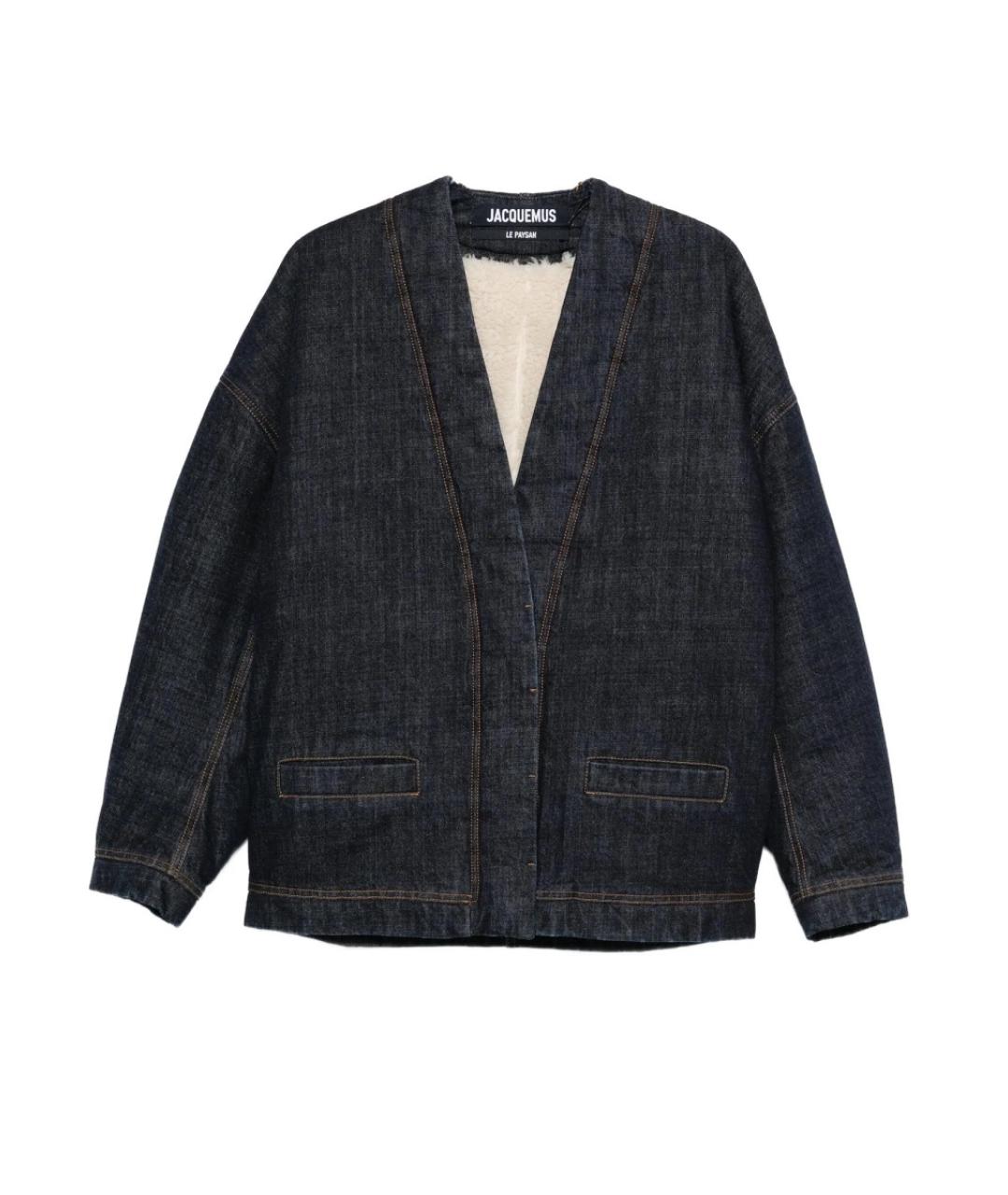 JACQUEMUS Синяя хлопковая куртка, фото 1