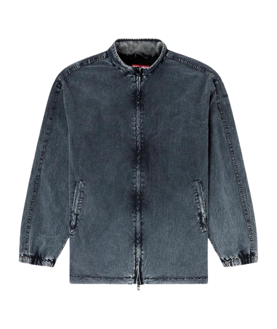 DIESEL Синяя полиамидовая куртка, фото 1