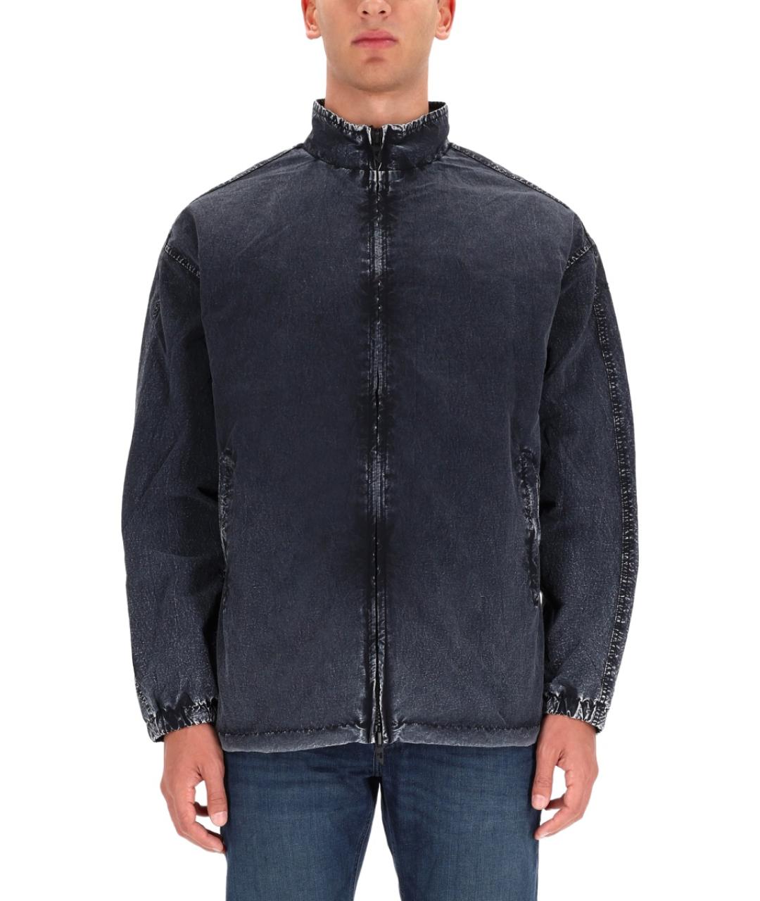 DIESEL Синяя полиамидовая куртка, фото 2